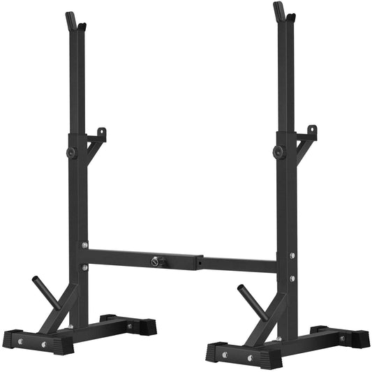 BangTong&Li Squat Rack Stand,Barbell Rack,Bench Press Rack Stand Home Gym Adjustable Weight Rack 550Lbs (Black)