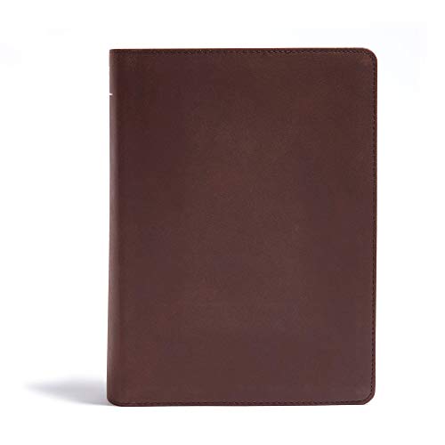 Truth Bible For Men, Brown Genuine Leather, Black Letter, Wide Margins, Journaling Space, Illustrations, Reading Plans, Single-Column, Easy-to-Read Bible Serif Type