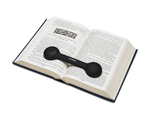Bookmark/Weight-Page Holder-Holds Books Open and in Place-Black-by Superior Essentials