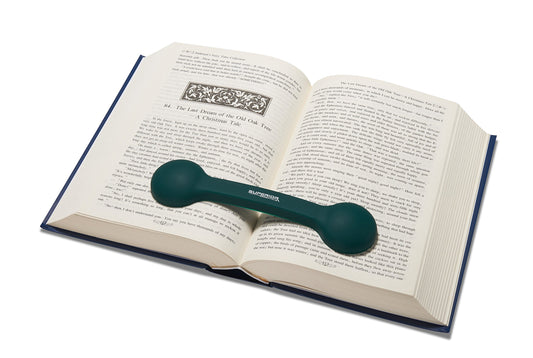 Bookmark/Weight-Page Holder-Holds Books Open and in Place-Green-by Superior Essentials